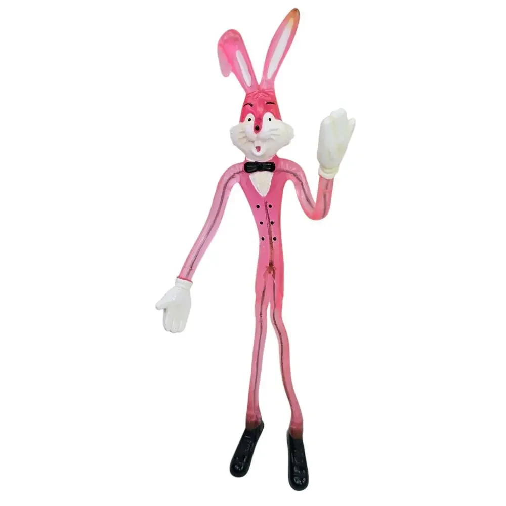 Vintage Bendable Toy Figure Cartoon Tuxedo Bunny Rabbit (3)